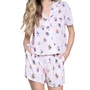 Pijama Viscose Listras Rosa Ursinhos Miss Victtoria