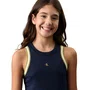 Regata Calvin Klein BS415 Girl Ret Contraste Marinho