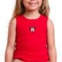 Regata Canelada Minnie Vermelho Anime