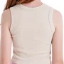 Regata Cropped Bege Pespontos Vanilla