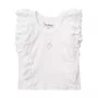 Regata Cropped Rib Babados Off White Pituchinhus