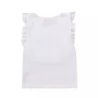 Regata Tricot Ponto Rendado Flores Pituchinhus