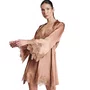 Robe Cetim Curto Chocolat Revedenfant