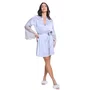 Robe Cetim e Renda Prata Miss Victtoria