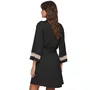 Robe Chambre Night Glam Preto Lua Lua