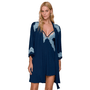 Robe Curto Ocean Grace Azul Rendado Lua Lua