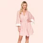 Robe Feminino Poá Bordado Lovely Lua Lua