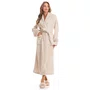 Robe Gianne Longo Bege Daniela Tombini