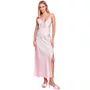 Robe Longo Roma Cetim Off White Miss Victtoria