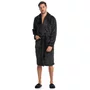 Robe Maculino Leo Preto Fleece Tombini