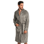 Robe Masculino Leo Cinza Fleece Tombini
