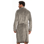 Robe Masculino Leo Cinza Fleece Tombini