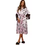 Robe Midi Capetown Zebra Cinza Miss Victtoria