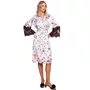 Robe Midi Paris Floral Poas Miss Victtoria