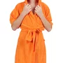 Roupão Atoalhado Junior Laranja Siri Kids