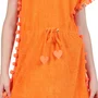 Roupão Atoalhado Linda Laranja Siri Kids
