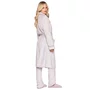 Roupão Feminino em Fleece com Bordado Coziness Lua Luá