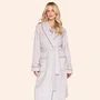 Roupão Feminino em Fleece com Bordado Coziness Lua Luá