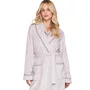Roupão Feminino em Fleece com Bordado Coziness Lua Luá