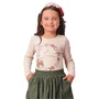 Saia Balone Algodão Flor Liberty Pituchinhus