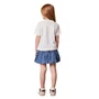 Saia Jeans Balone Estilo Cargo Anime