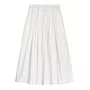 Saia Midi Franzida Off White Authoria