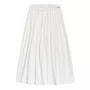 Saia Midi Franzida Off White Authoria