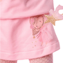 Saia Moletom Fadinha Cristais Tule Rosa Pituchinhus