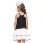Saia Short Algodão Babados Laço Puffer Xadrez Pituchinhus
