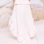 Saia Short Conceito Mullet Babado e Laços Rosa Baby Pituchinhus