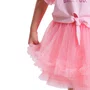 Saia Short Frufru Tule Bailarina Barbie Rosa Pituchinhus