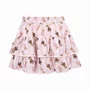 Saia Short Listras e Ursas Babados Pituchinhus