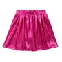Saia Short Malha Shine Rosa Pink Barbie Pituchinhus