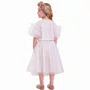 Saia Short Midi Tule Cristais Off White Pituchinhus