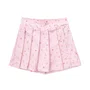 Saia Short Pregas Estampado Mini Floral Pituchinhus