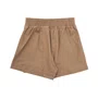 Saia Short Sarja Pregas Caramelo Pituchinhus