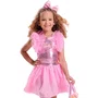 Saia Short Shine Tule Rosa Chiclete Barbie Pituchinhus