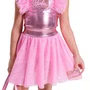 Saia Short Shine Tule Rosa Chiclete Barbie Pituchinhus
