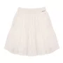 Saia Short Tule Babados Off White Pituchinhus