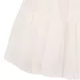 Saia Short Tule Babados Off White Pituchinhus