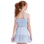 Saia Tule Azul Bebe Vanilla