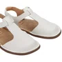 Sandália Balanço Couro Branco Blanche Petit Cheval