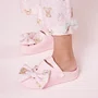 Sandália Clogs Laço Puffer Ursinha Pituchinhus