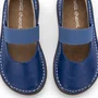 Sapatilha Ballet Couro Azul Cobalto Petit Cheval