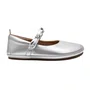 Sapatilha Brigitte Couro Sterling Silver Prata Tip Toey Joey