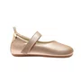 Sapatilha Couro Dolly Metalic Salmon Tip Toey Joey