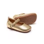 Sapatilha Couro Dorothy Metal Gold Tip Toey Joey