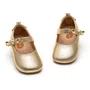 Sapatilha Couro Dorothy Metal Gold Tip Toey Joey