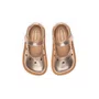 Sapatilha Couro Sweetheart Metalic Salmon Tip Toey Joey