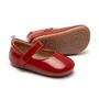 Sapatilha Couro Verniz Dolly  Vermelho Patent Red Tip Toey Joey